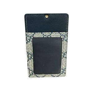Navy and Cream Fashion Card Holder